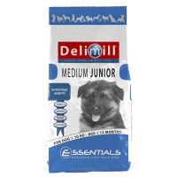 Delimill Pies Essentials MEDIUM JUNIOR Chicken & Fish 14kg - dawny BIOMILL