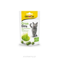 GimCat Kot Gras Bits przysmak tabletki z trawą 40g