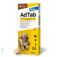 Tabletka na pchły i kleszcze PIES 1,3-2,5kg AdTab zamiast Simparica / Bravecto