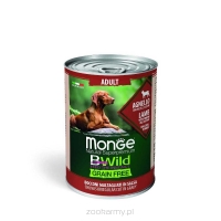 MONGE BWILD Pies Grain Free JAGNIĘCINA 400G
