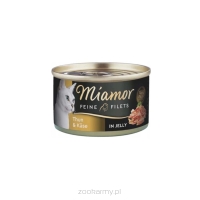 Miamor oryginalna Feine Filets tuńczyk i ser w galarecie 100 g - puszka